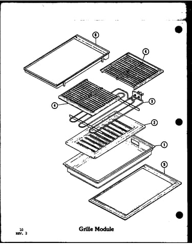Grille module (cc-6/p27271-6s) (cc-6/p27271-11s)