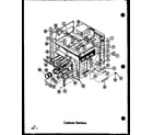 Amana ADM-1B-P85548-2S cabinet assembly (adm-1b/p85548-2s) (adm-1b/p85548-3s) (adm-1b/p85548-4s) diagram