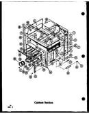Cabinet assembly (adm-1b/p85548-2s) (adm-1b/p85548-3s) (adm-1b/p85548-4s)