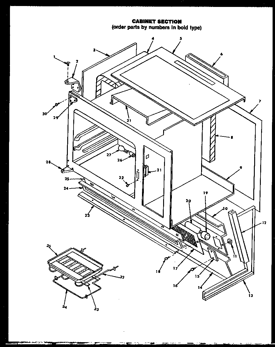 Cabinet section