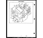 Caloric EHS340 cabinet assembly diagram