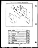 Plain oven door assembly-20" model only (ehs112)