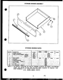 Storage drawer parts