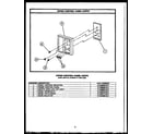 Caloric HCR305 upper control panel parts (eks396) diagram