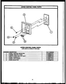 Upper control panel parts (eks396)