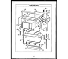 Caloric HCR305 upper oven parts (eks396) diagram