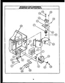 Microwave oven components cabinet magnetron and air flow par