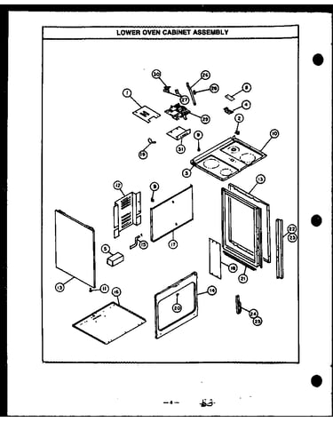 Lower oven cabinet assembly (ess341) (ess343) (ess345) (ess347) (ess349) (ess356) (ess38) (ess394) (ess397) (ess357)