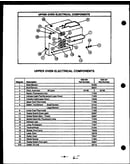 Upper oven electrical components (ess394) (ess397)