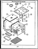 Main top & lower oven assembly
