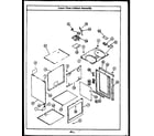 Caloric EKS395 lower oven cabinet assembly diagram