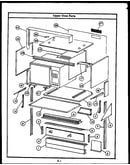Upper oven parts