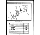 Caloric EKS395 upper control panel parts diagram