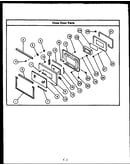 Oven door parts