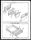Oven door parts