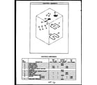 Caloric EJD345 electrical components diagram