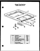 Range top section