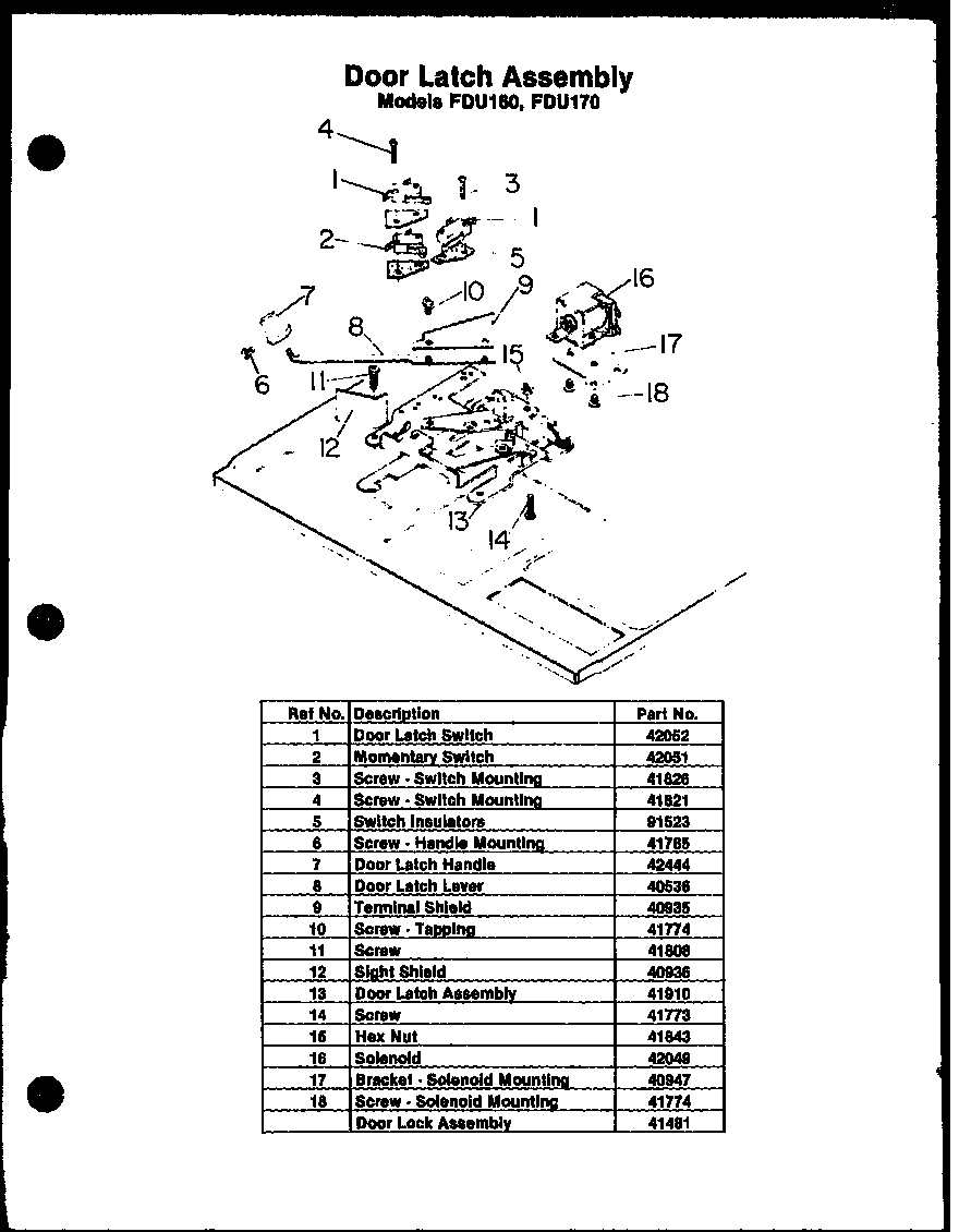 DOOR LATCH ASSEMBLY