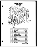 Cabinet section (fdu160)