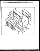 Upper oven cabinet assembly (gbe56fb) (sbe56fb)