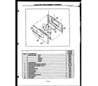 Modern Maid GBC26CK plain oven door assembly w/window (gbe26da) (sbe26da) (gbc26ck) (sbc26ck) diagram