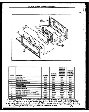 Black glass door assembly (gbe24cb) (sbe24cb) (gbe24cc) (sbe24cc) (gbe24fc) (sbe24fc) (gbe26ab) (sbe26ab) (gbe26cb) (sbe26cb) (gbe26dc) (sbe26dc) (gbe26fc) (sbe26fc) (gbe26fcod) (sbe26fcod) (gbe26gc) (sbe26gc) (gbe26db) (sbe26db) (gbe26eb) (sbe26eb) (gbe2