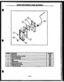 Upper oven control panel (gbe56fb) (sbe56fb)