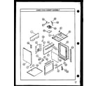 Caloric ESS307 lower oven cabinet assembly diagram