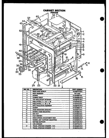 Cabinet section (fdu246)