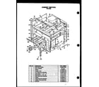 Modern Maid FDU246 cabinet section (fdu258) diagram