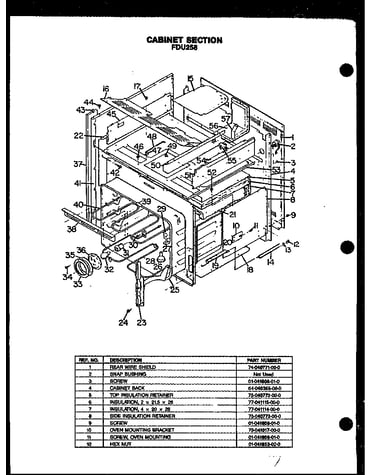 Cabinet section (fdu258)