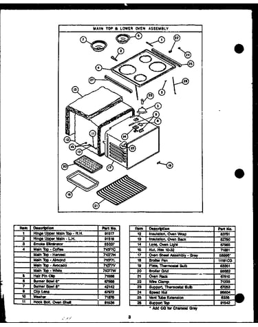 Cooktop/main body