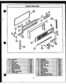 Control panel parts