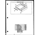 Amana GAE26TC lower storage drawer diagram