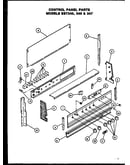 Control panel parts (est345) (est346) (est347)