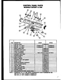 Control panel parts (est307) (est308)