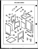 Oven cabinet assembly