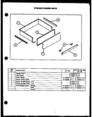 Storage drawer parts
