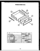 Storage drawer parts