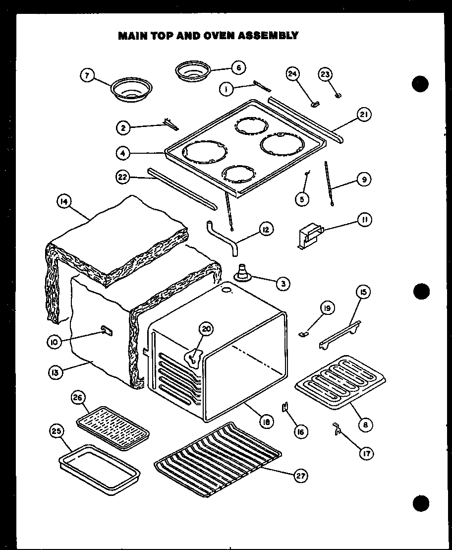 COOKTOP/MAIN BODY