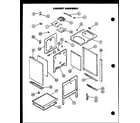 Caloric EST399 cabinet assembly diagram