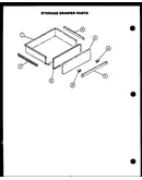 Storage drawer parts