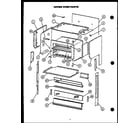 Caloric EST399 upper oven parts diagram