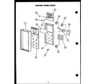 Caloric EST399 control panel parts diagram