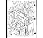 Amana ARH660-P8577204S cabinet assembly diagram