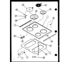 Amana ARR620W1-P1138601S cooktop diagram