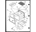 Amana ARR620W1-P1138601S oven cavity diagram