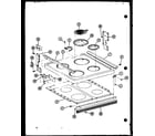 Amana ARR301-P85312-1S cooktop diagram