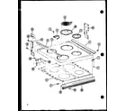 Amana ASR303-P855116S cooktop diagram
