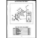 Caloric EJD335 upper oven control panel assembly (ehd397) diagram